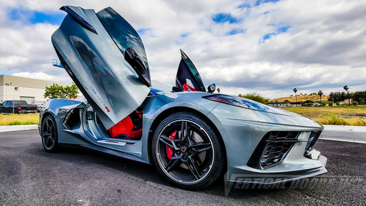 Installing a Vertical Doors, Inc Kit on the New Corvette C8 | Door Hinge