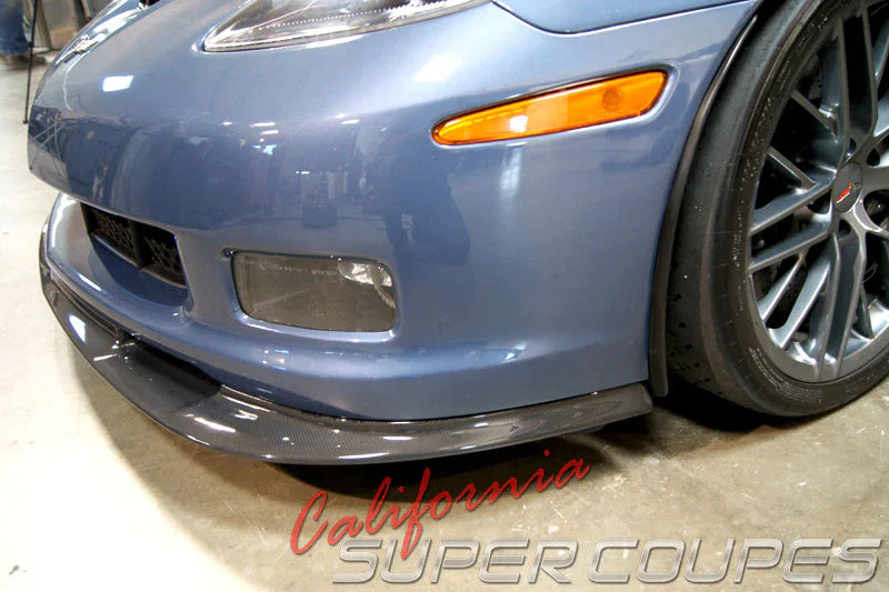 Front Splitter for Chevrolet Corvette C6 Z06, ZR1, and Grand Sport