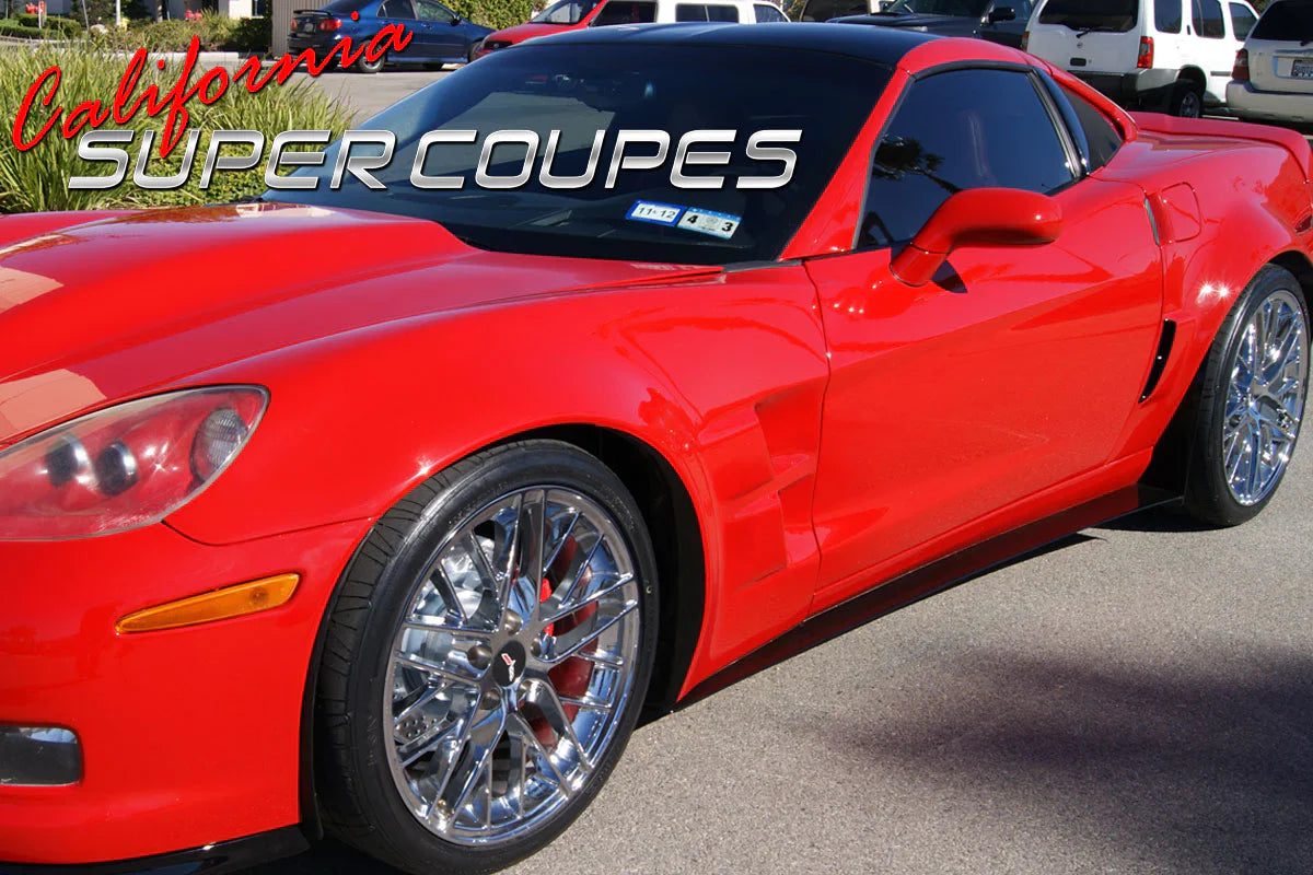 Chevrolet Corvette C6 Coupe Rear Quarters ZLR Wide ZR1-Style