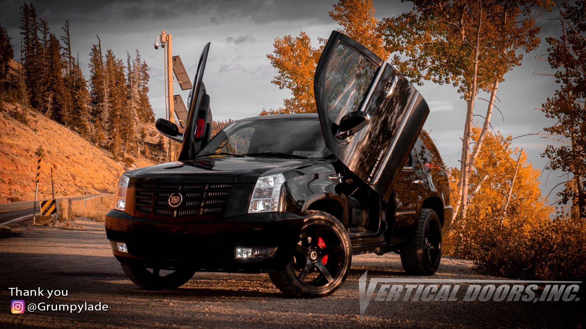 Vertical doors kit compatible Cadillac Escalade 2007-2014