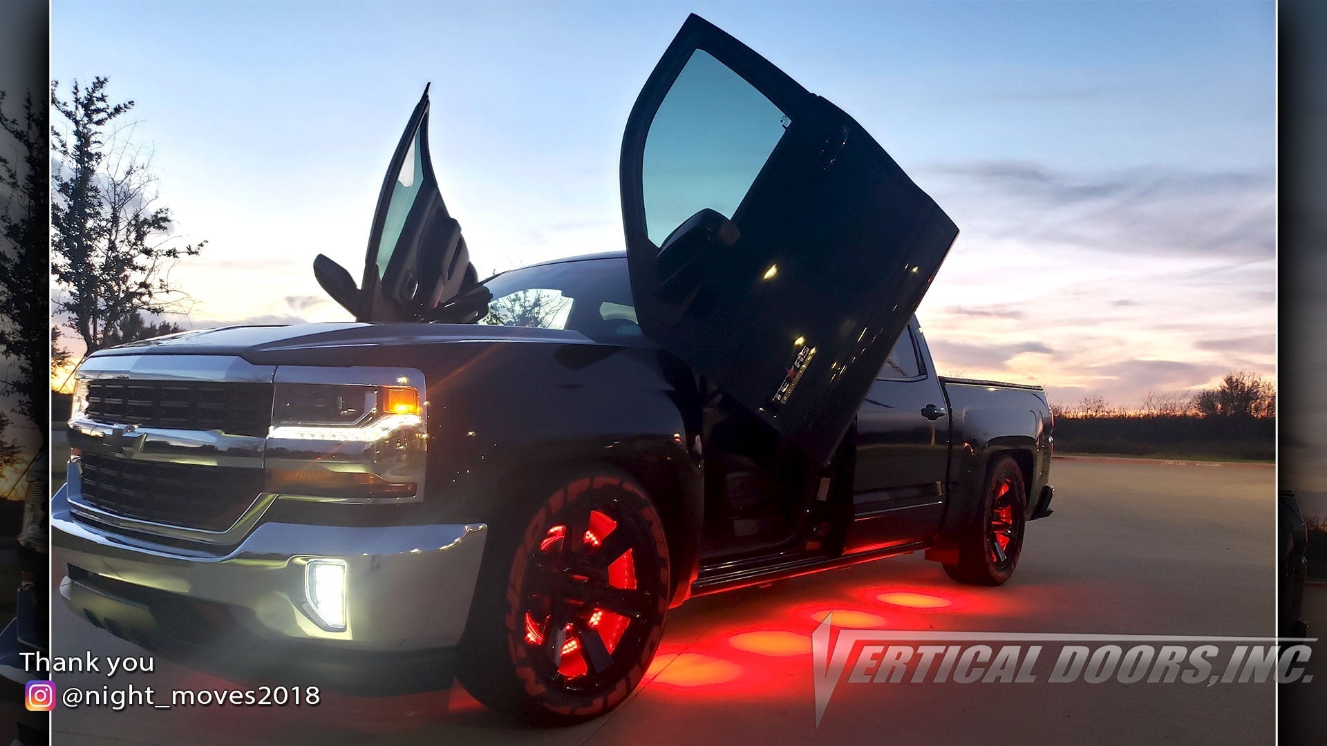 Vertical doors kit compatible Chevrolet Silverado 2014-2018