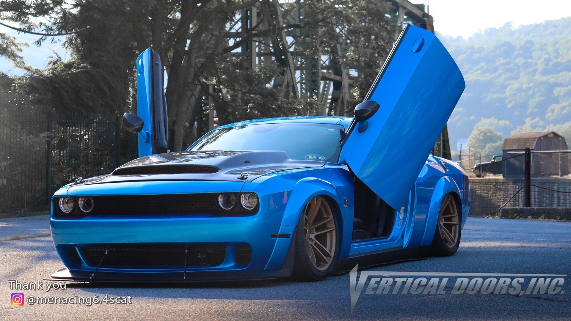 Vertical doors kit compatible Dodge Challenger 2009-2023