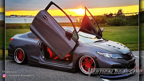 Vertical doors kit compatible Honda Civic 2012-2015 coupe