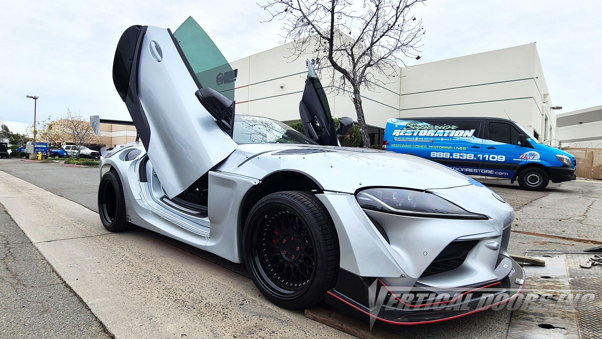 Vertical doors kit compatible Toyota Supra 2019-2025 | Vertical Doors Inc  Kits By Autobunch®